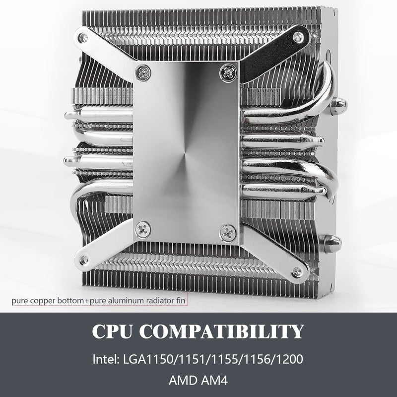 Thermalright مبرد وحدة المعالجة المركزية AXP90 X47 منخفض الارتفاع، ارتفاع 47 مم، مروحة CPU نحيفة TL-9015 PWM، مبرد ITX للكمبيوتر، متوافق مع AMD:AM4 AM5/Intel LGA1150/1151/1200/1700 - Image 4